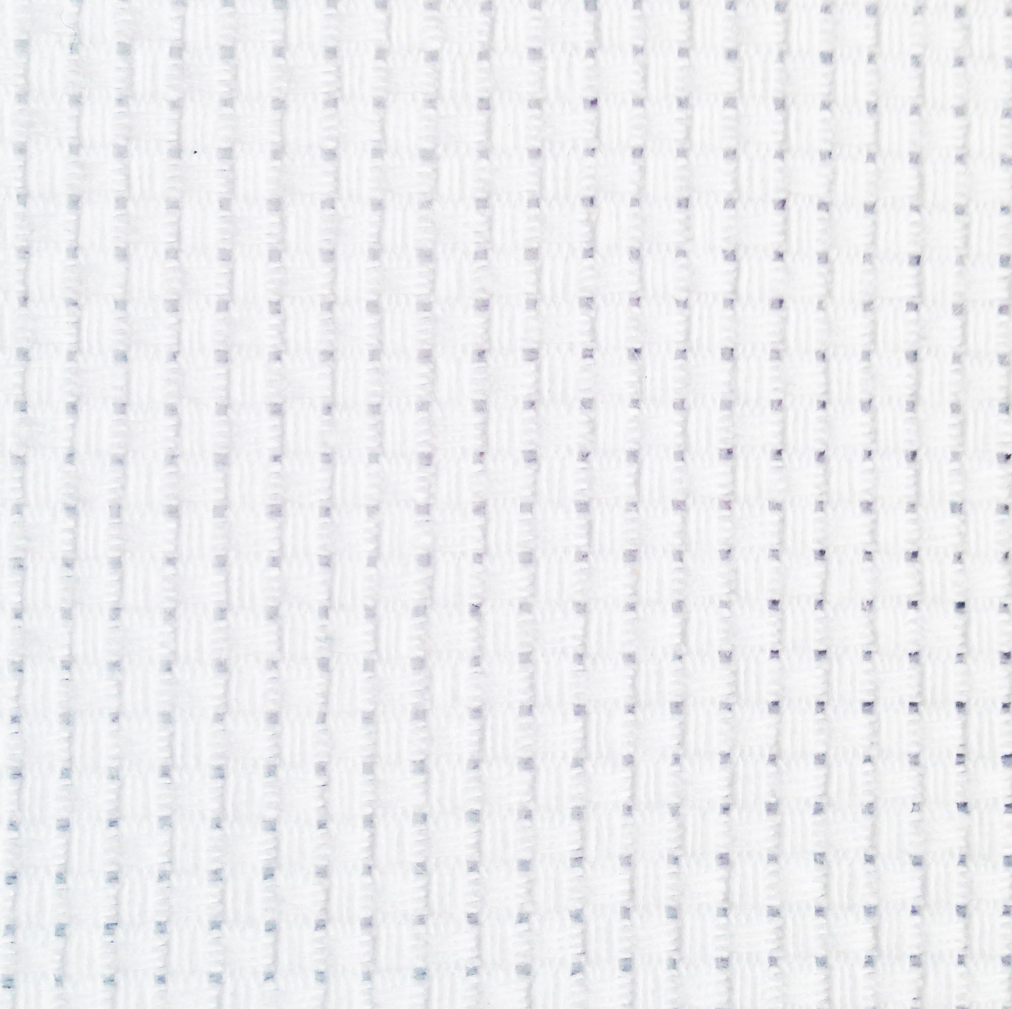 Zweigart 14ct Aida-18x21" Needlework Fabric - White