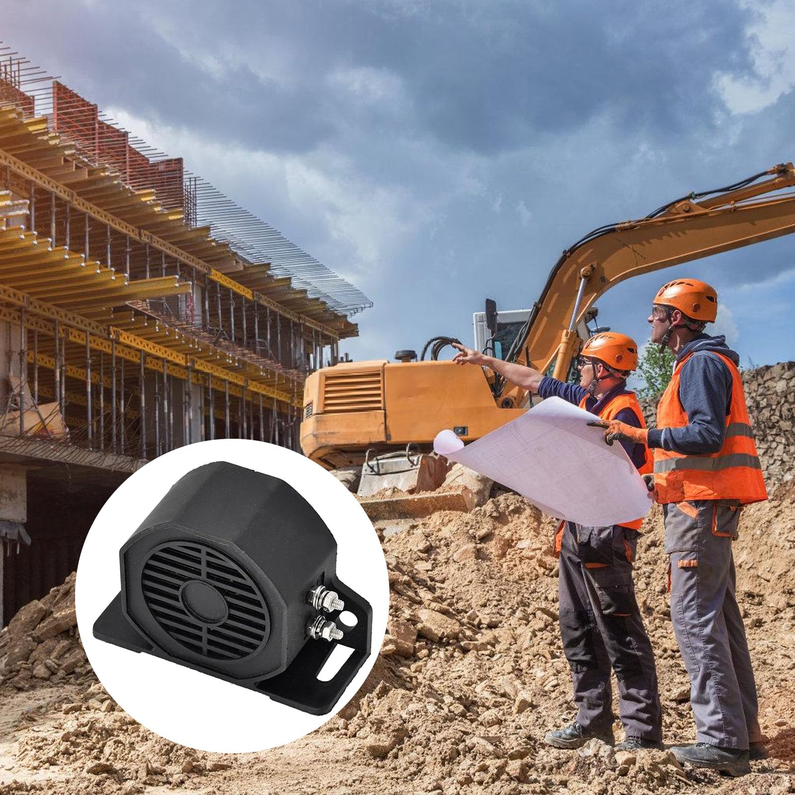 Bipeur de secours 110 dB à haut volumes 6599931 6651512 Alarme de secours pour chargeuses compactes Équipement de construction Alarme pour camions commerciaux