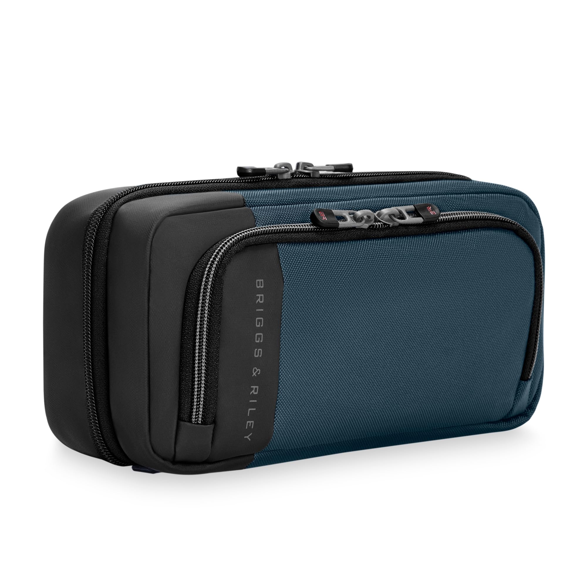 Briggs & Riley Hanging Toiletry Kit - Toiletry Travel Bags for Women & Men, Organiser for Vacation, Sleek & Compact Dopp Kit, Use for Bathroom Accessories, Makeup, & Skincare - ZDX Collection, Ocean