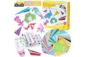 Origami Paper Kit, Creativity Training Toys for Kids, 300 Sheets Origami Paper...