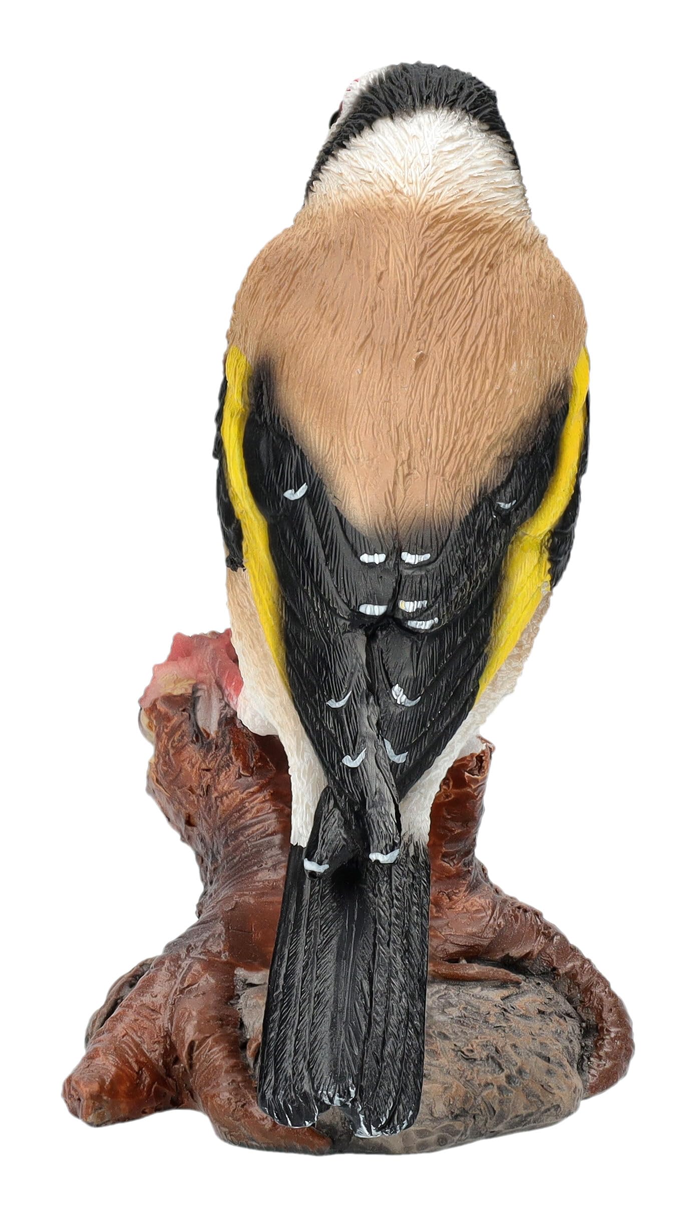 Figuren Shop GmbH Gartenfigur Distelfink – Stieglitz von HotAnt, 10 cm Höhe, wetterfest & handbemalt