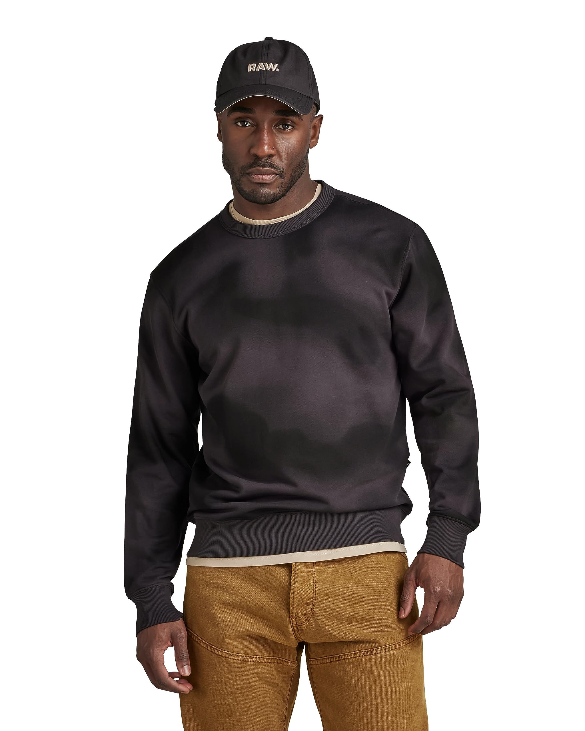 G-STAR RAW Men's Bitmap Camo AOP R Sw Sweats