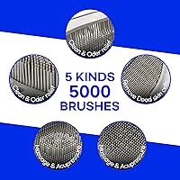 Vista 4 de Limpiador de pies más grande: limpiador de pies y masajeador con ventosas antideslizantes para uso en la ducha