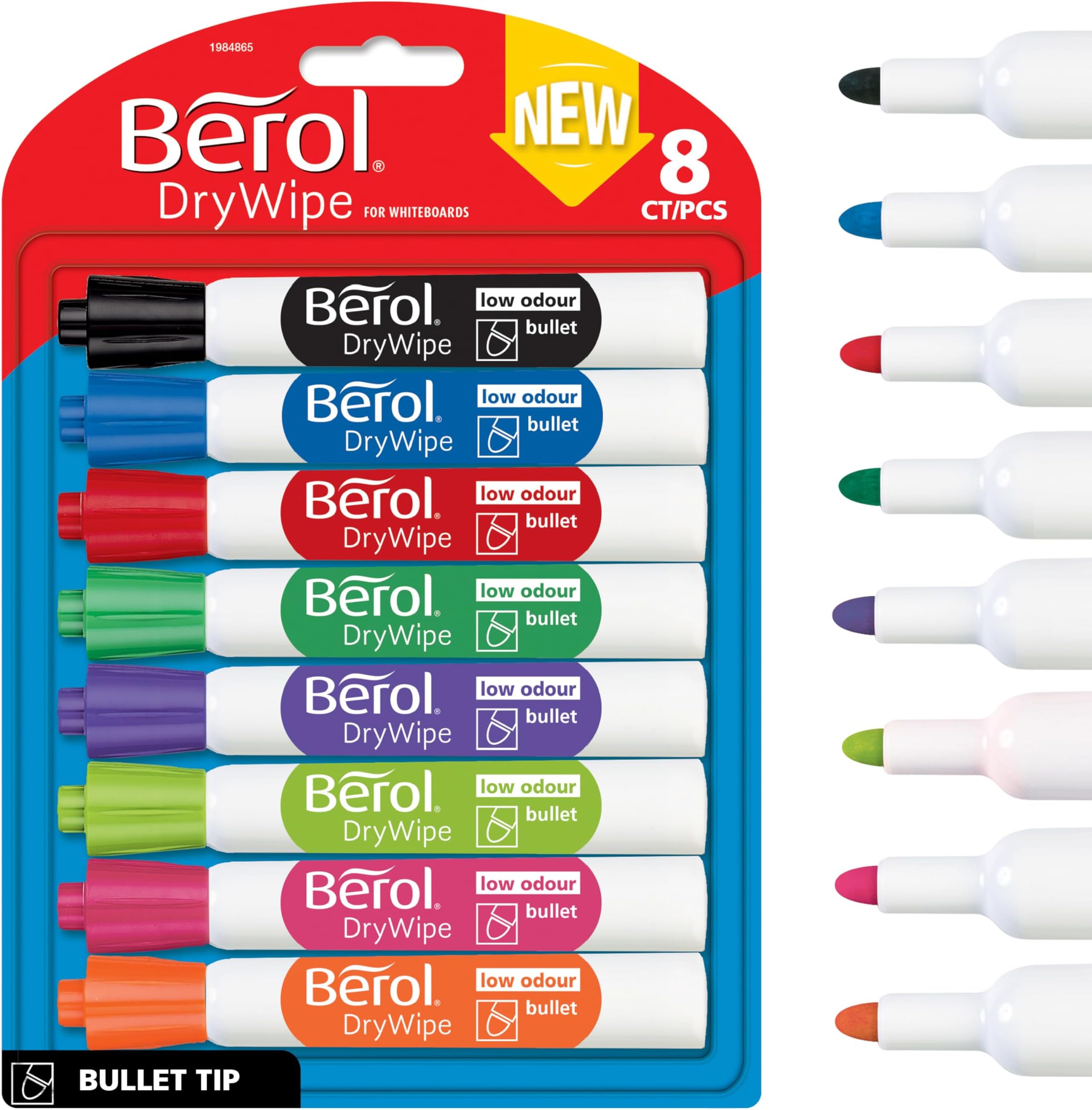 DryWipe Markers, Bullet Tip