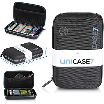 Wicked Chili Navi Case, Tasche für Navigationsgeräte (6 Zoll, 7 Zoll, 8 Zoll) Schutzhülle AWESAFE, Garmin DriveSmart, Jimwey GPS, Aonerex, Becker Ready, Dezl, nüvi (Innenmaß: 200 x 128 x 45mm)