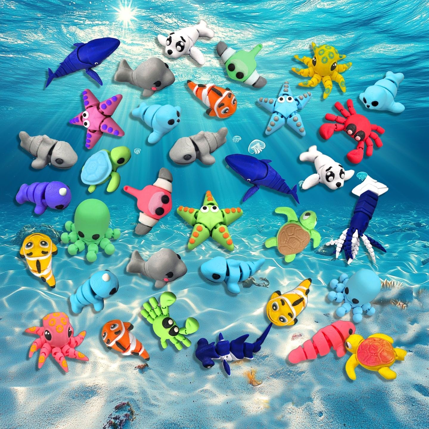Pocketful of Paradise: Ocean Theme Random Buddies (Classic, 75, Unit)