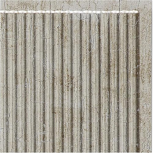 FASÄDE Panel Decorativo de Vinilo Rib para Salpicadero en Metal Vintage (Muestra de 6X6 Pulgadas)