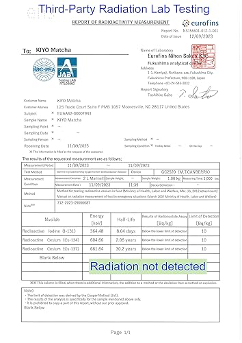 Miniatura 7 de Kiyo Matcha Uji Matcha ceremonial de grado clásico  Polvo de té verde matcha puro japonés de primera cosecha de grado ceremonial de Uji, Japón (3.5