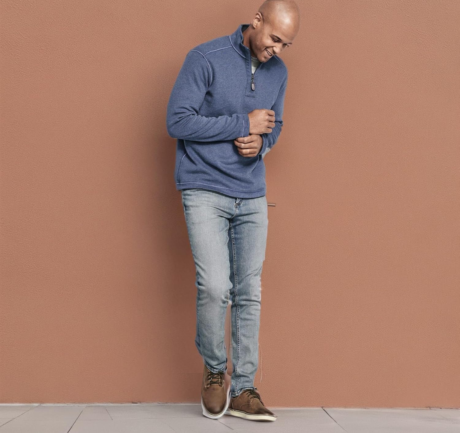 Johnston & Murphy Reversible 1/4 Zip - Image 5