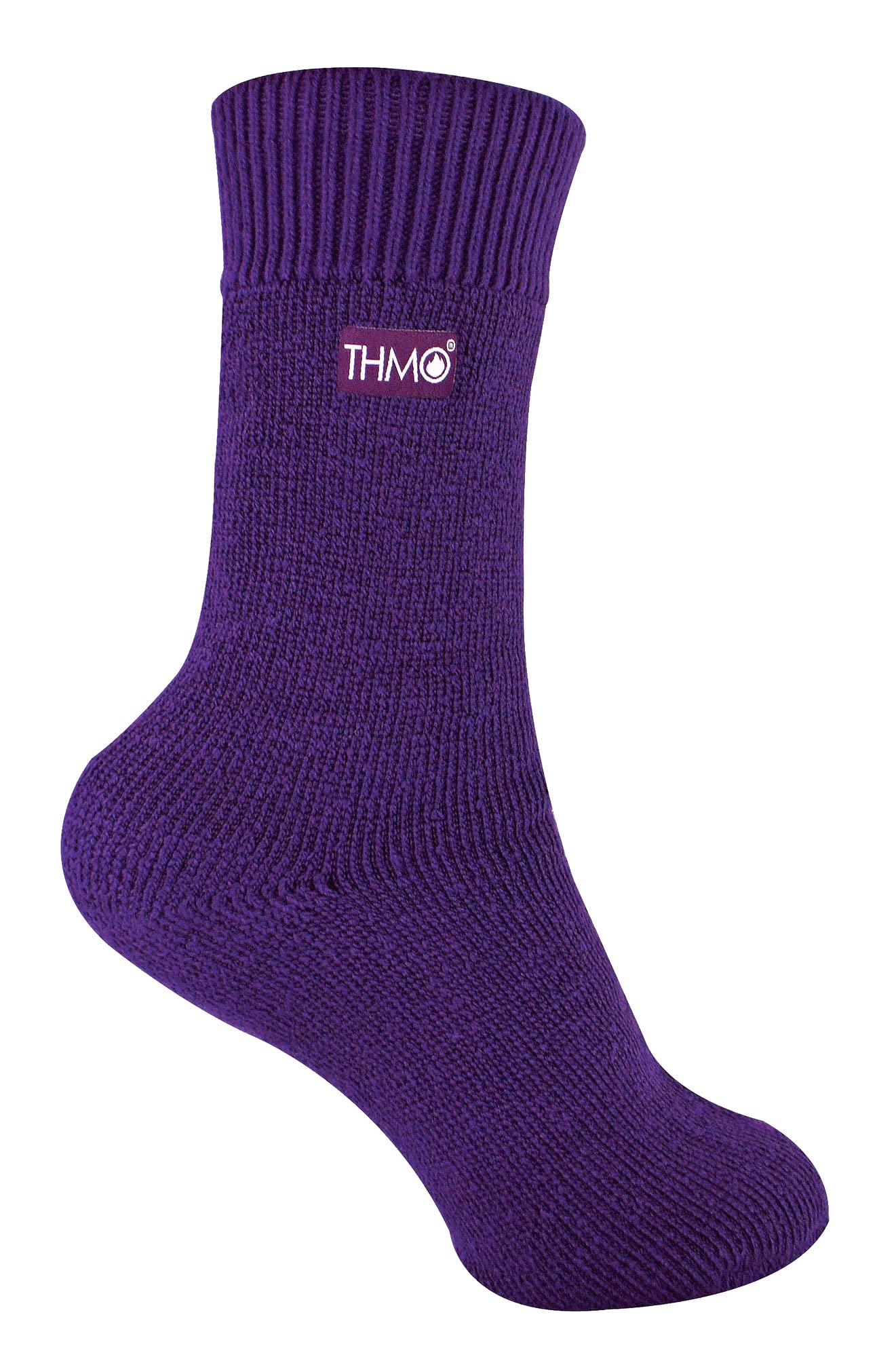 Thmo Boys Purple Kids Thermal Socks For Winter Warm Fluffy Fleece Inner Socks For & Girls (4-6 Years, ) Size 4-6 Years