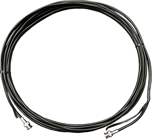 REVO America RBNCR59-30 Elite 30-Feet BNC RG-59 Cable siamés, alimentaciónvideo (negro)