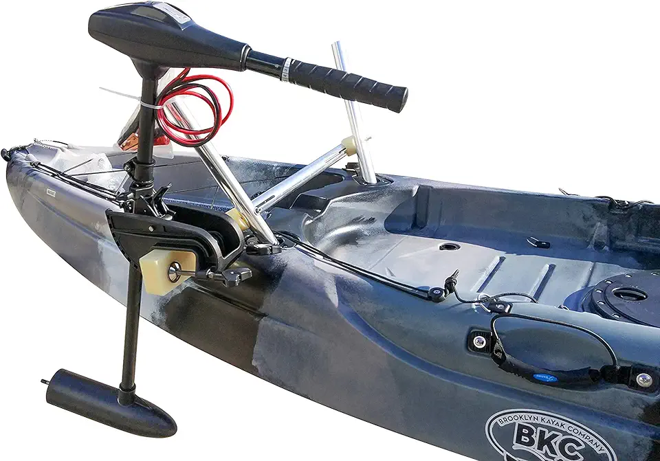 BKC Brooklyn Kayak Company UH-TM315 Suporte de motor de pesca de caiaque, suporte de motor de pesca para configuração rápida e fácil do motor de pesca de caiaque