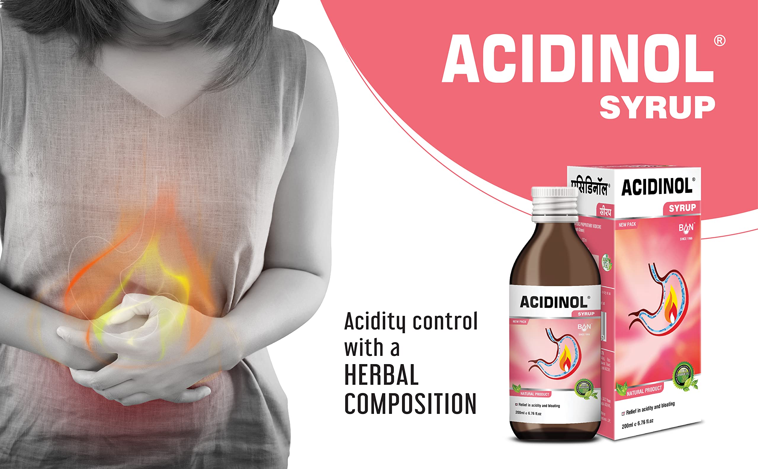 Ban Labs Acidinol Syrup 200ml - Image 2 thumbnail