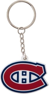 Desert Cactus Montréal Canadiens Keychain NHL National Hockey League Car Keys Holder (PVC), White, One Size