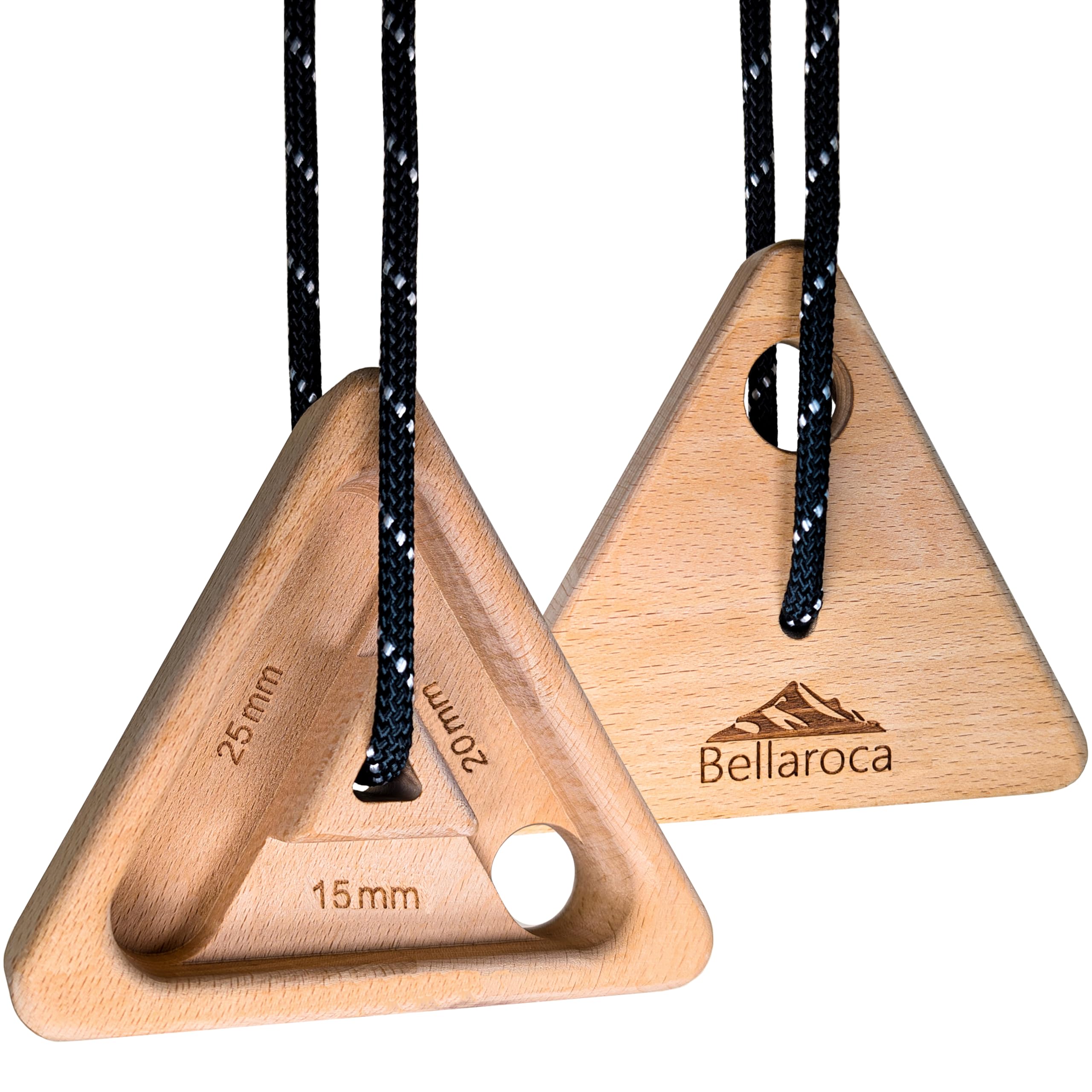 Bellaroca® | Hangboard Escalada Portatiles, Tabla de Madera para Fortalecer el Agarre en Boulder y Escalada en Roca - 1