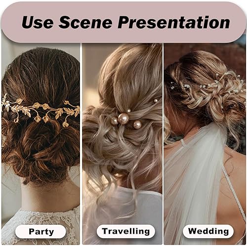 Miniatura 6 de Moño desordenado para mujeres y niñas, extensiones de cabello sintético despeinado, moño sintético para uso diario (marrón oscuro mezclado con