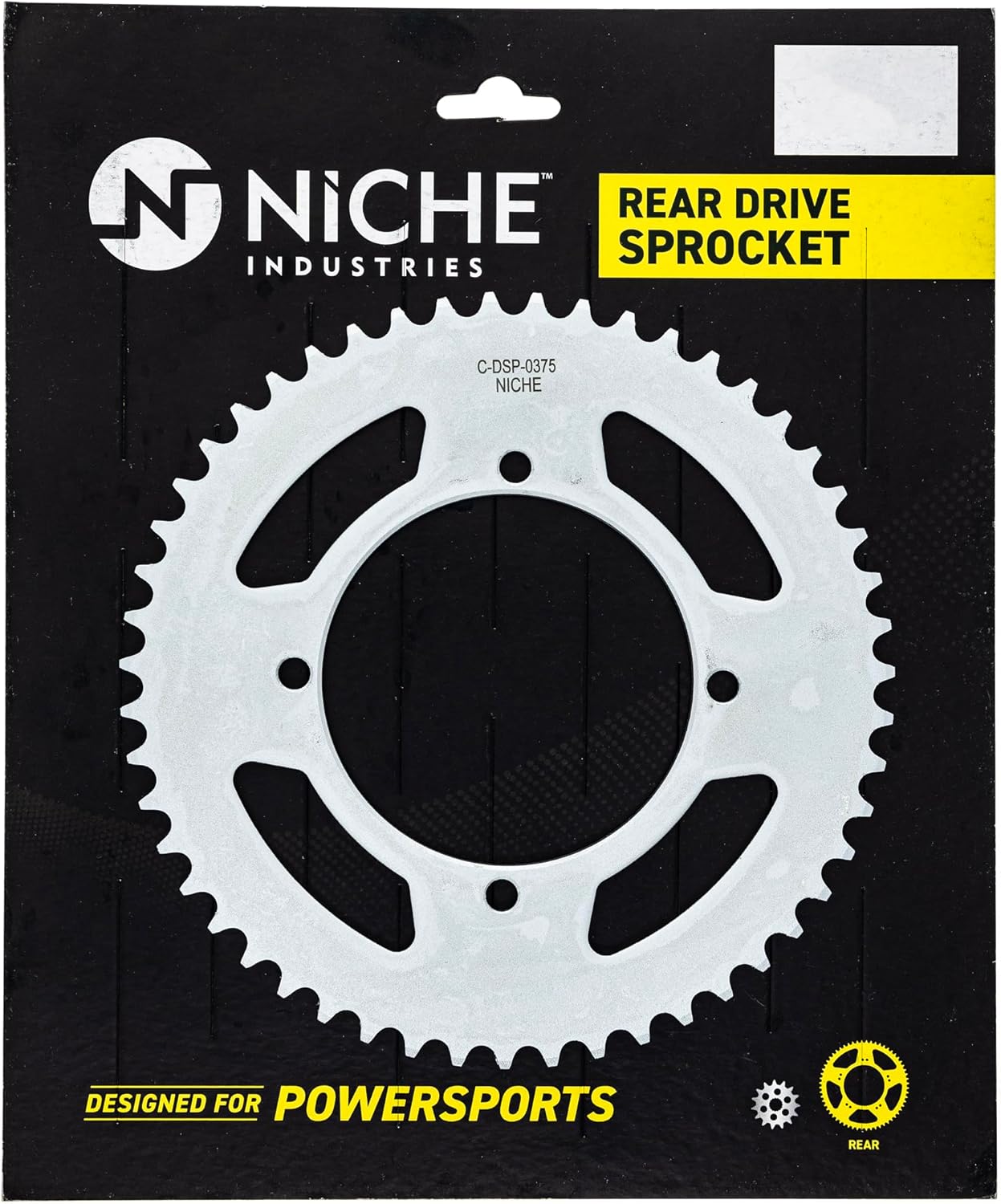 NICHE Drive Sprocket Chain Combo for Kawasaki KX100 KX112 Front 13 Rear 51 Tooth 420 X-Ring 124 Links