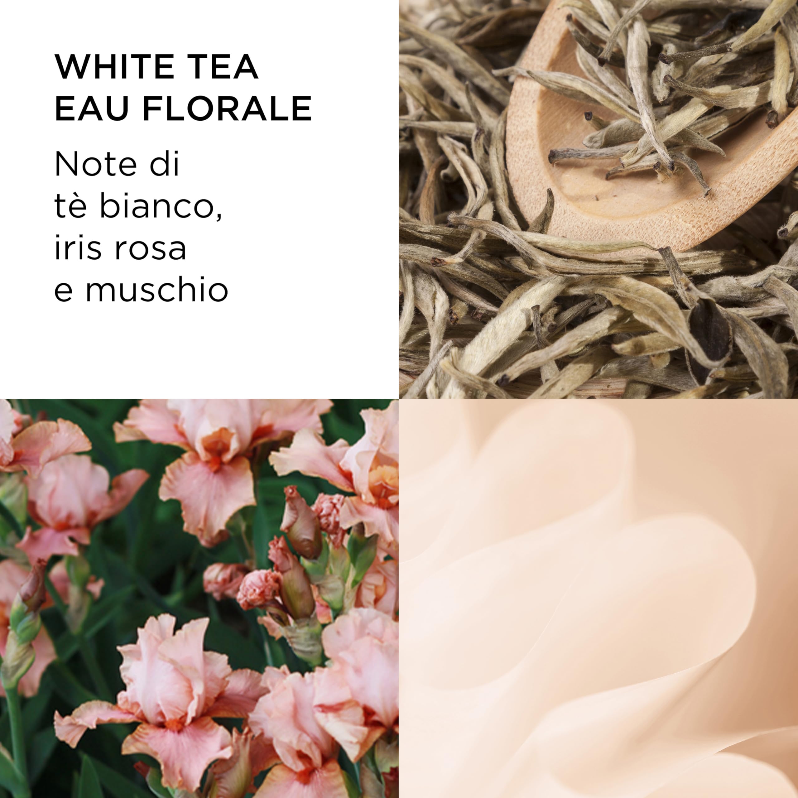 Elizabeth Arden White Tea Eau Florale Eau de Toilette Profumo Femminile e Delicato, con Note Floreali e Ingredienti Raffinati, 100 ml
