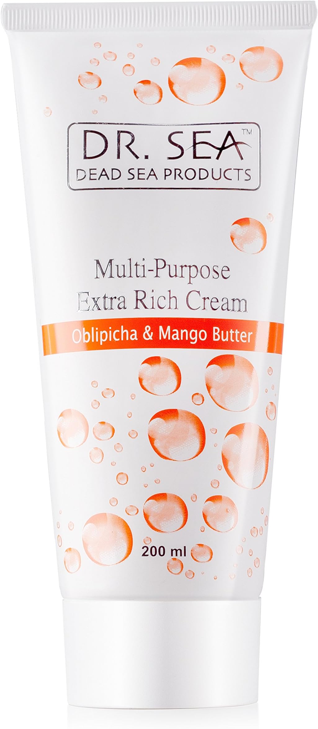 Dr Sea Multi-Purpose Extra Rich Body Cream with Sea Buckthorn & Mango Butter, 200 ml