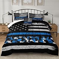 Vista 28 de Bedbay Juego de edredón de playa tamaño King, juego de ropa de cama costera de 3 piezas con diseño de concha de mar, conchas y vida marina, juego