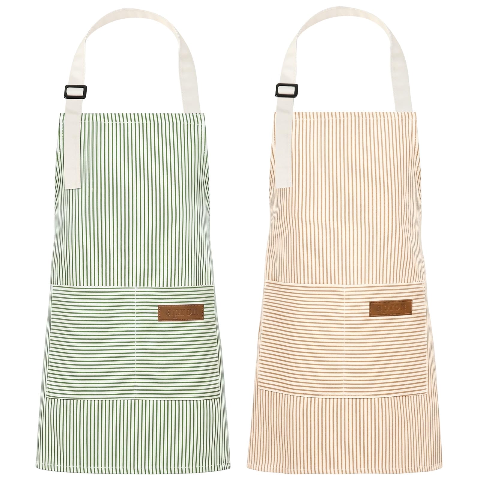 Meng Jiaran 2 Pack Kids Aprons with Pockets