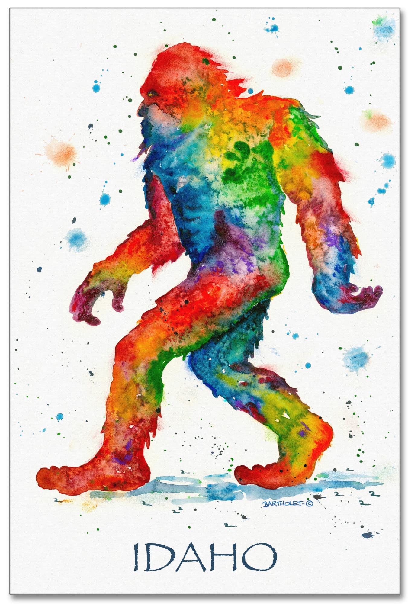 Bigfoot キャンバスアート 作品 手書き Bigfoot キャンバスアート(2