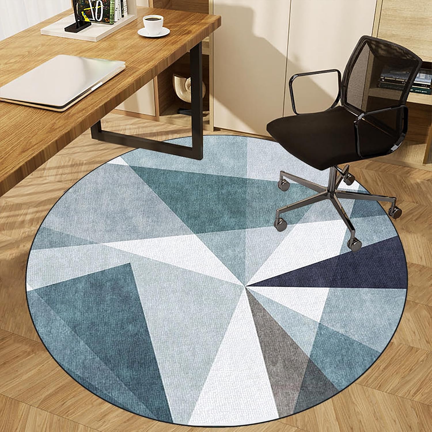 Heavy Duty Office Chair Mats Round, Floor Protection Mat for Hard