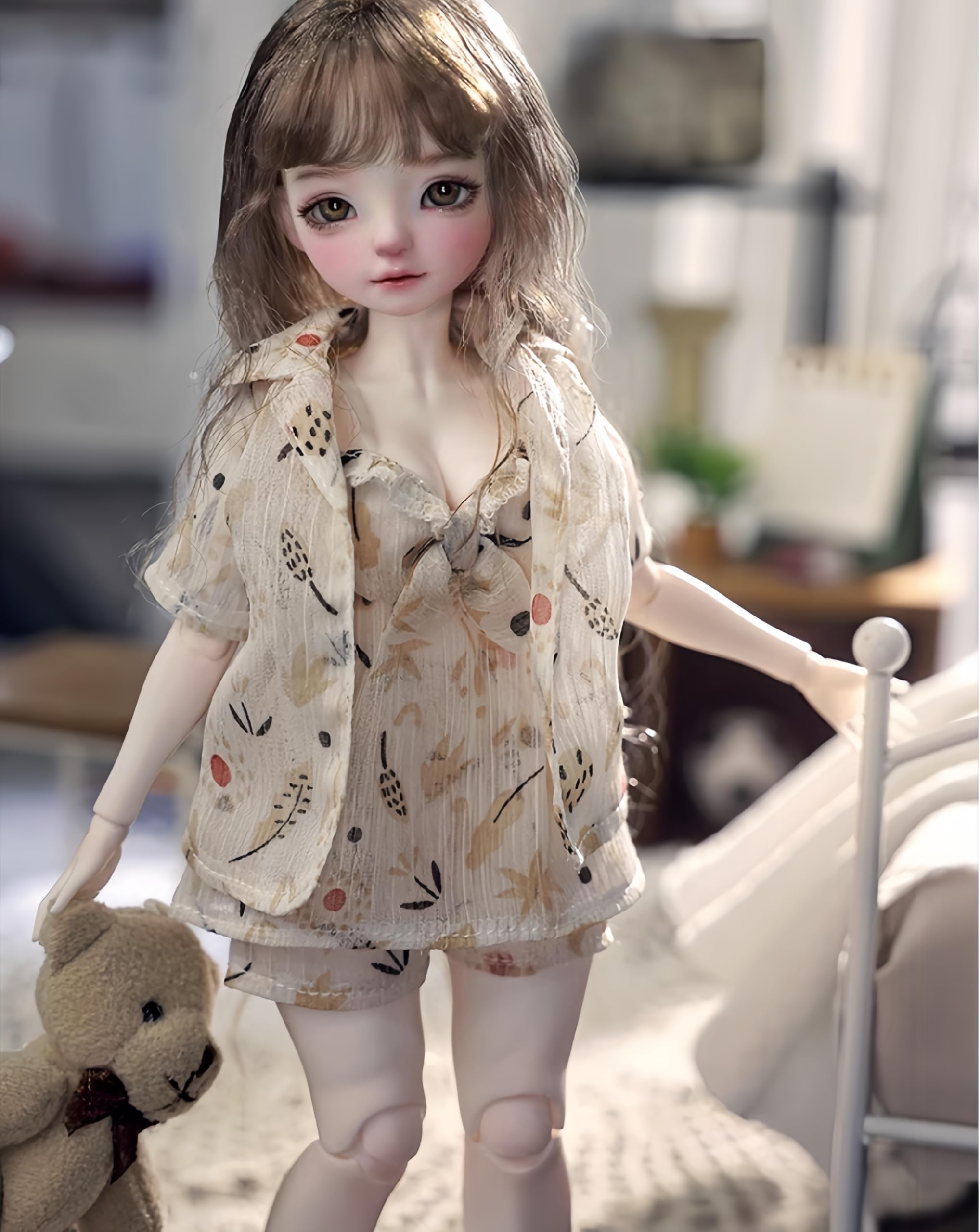 Poupée BJD 1/6 résine AMITD figurine stable articulée sans problème de posture - 8