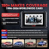 Vista 9 de Autel MaxiCheck MX900, 2023 Herramienta de escaneo bidireccional con más de 40 reinicios, nivel superior de MK808 MX808 MK808BT, escáner OBD2