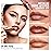 Oulac Metallic Brown Lipstick Set 3PCS, Comfortable Creamy Texture, Smooth No Grainy Feeling, Vegan & Gluten Free, Full-Coverage Lip Makeup, 3 X 4.3 g, 604+24+GM10