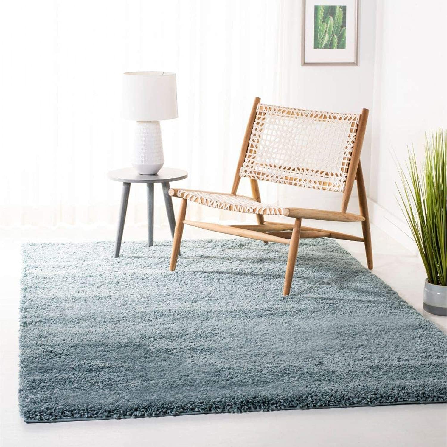 iRugs Shaggy Carpet Plain Fur Rugs for Home and Floor Mats 6x8 Ft Anti-Skid Mats Light Blue Color (B0BG5X8LVM) Amazon Price History, Amazon Price Tracker