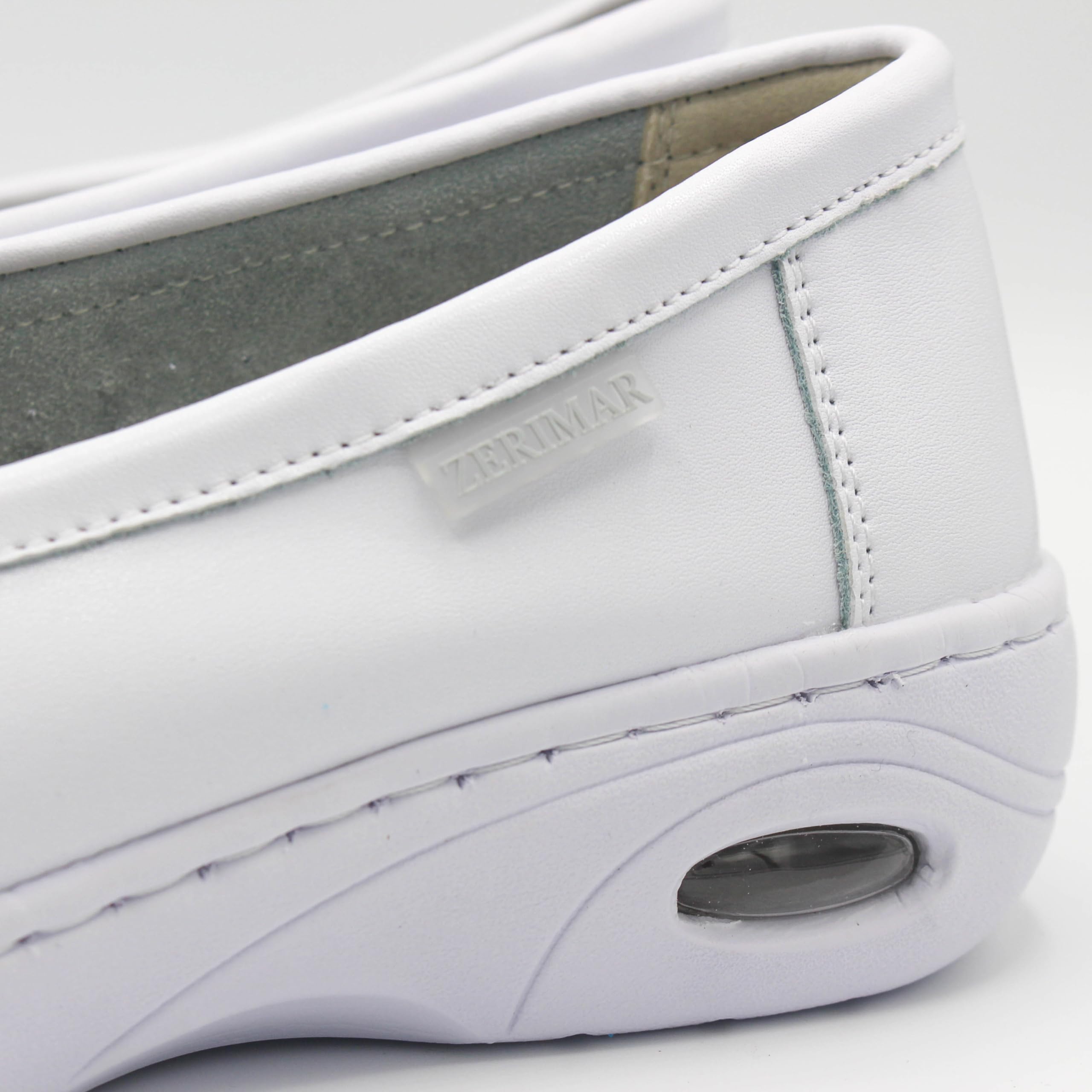 Zerimar Zapatos Mujer Cómodos Vestir - Mocasines Mujer Piel con Cámara de Aire - Bailarinas Mujer para Verano - Zapatos Verano Mujer - Mocasines Mujer en Piel - Elegantes y Cómodos.