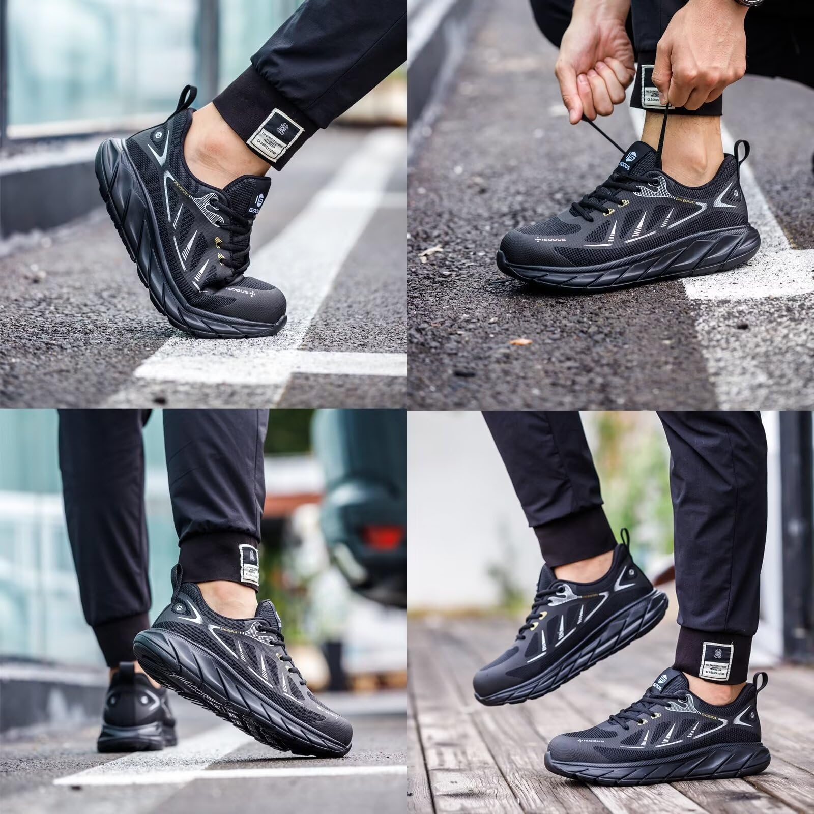 Scarpe Antinfortunistiche Uomo Scarpe da Lavoro Donna Leggere Scarpe Sicurezza con Punta in Acciaio Traspiranti