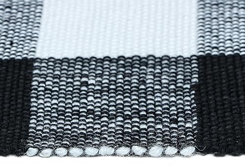 Miniatura 4 de Alfombra tejida a cuadros de búfalo  Alfombras para sala de estar, dormitorio, comedor, decoración del hogar, lujosa alfombra hecha a mano  hilo de