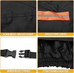 Car Cover Waterproof All Weather Sun Rain Protection Full Exterior Cover for Mini Cooper 4DR Black with Left Side Zippers