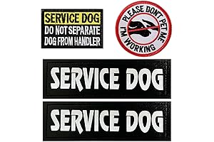 Reflective Dog Patches Kit for Service Dog Vest Harness