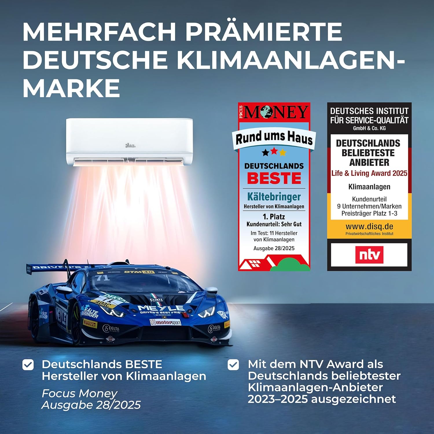Kältebringer Split Klimaanlage Quick Connect - 18000 BTU