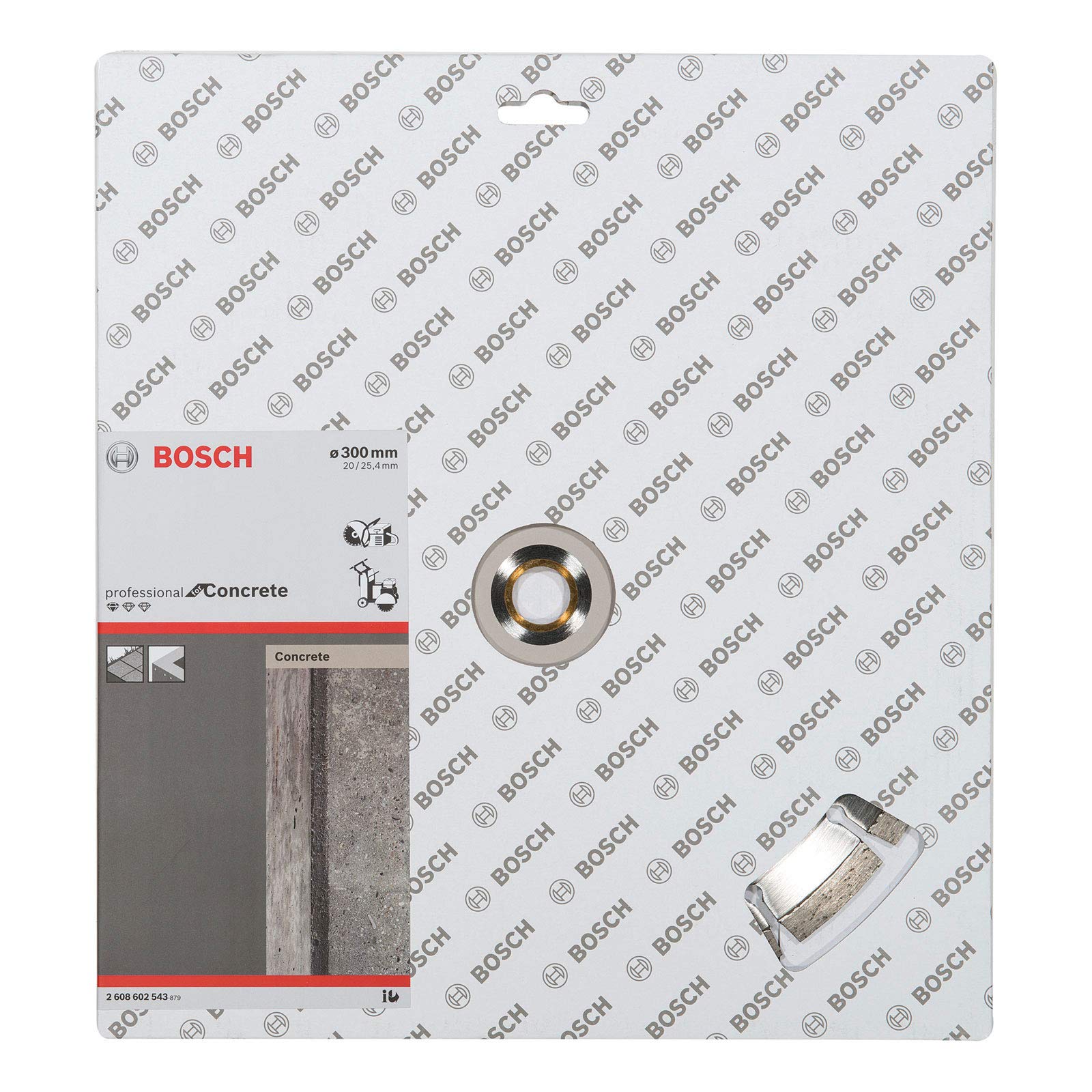 Bosch Professional 1x Disco Diamantato Standard for Concrete, per Calcestruzzo, Calcestruzzo Poroso, Ø 350 x 20/25,40 x 2,8 x 10 mm, Accessori per Seghe da Banco, Mototroncatrici a Scoppio