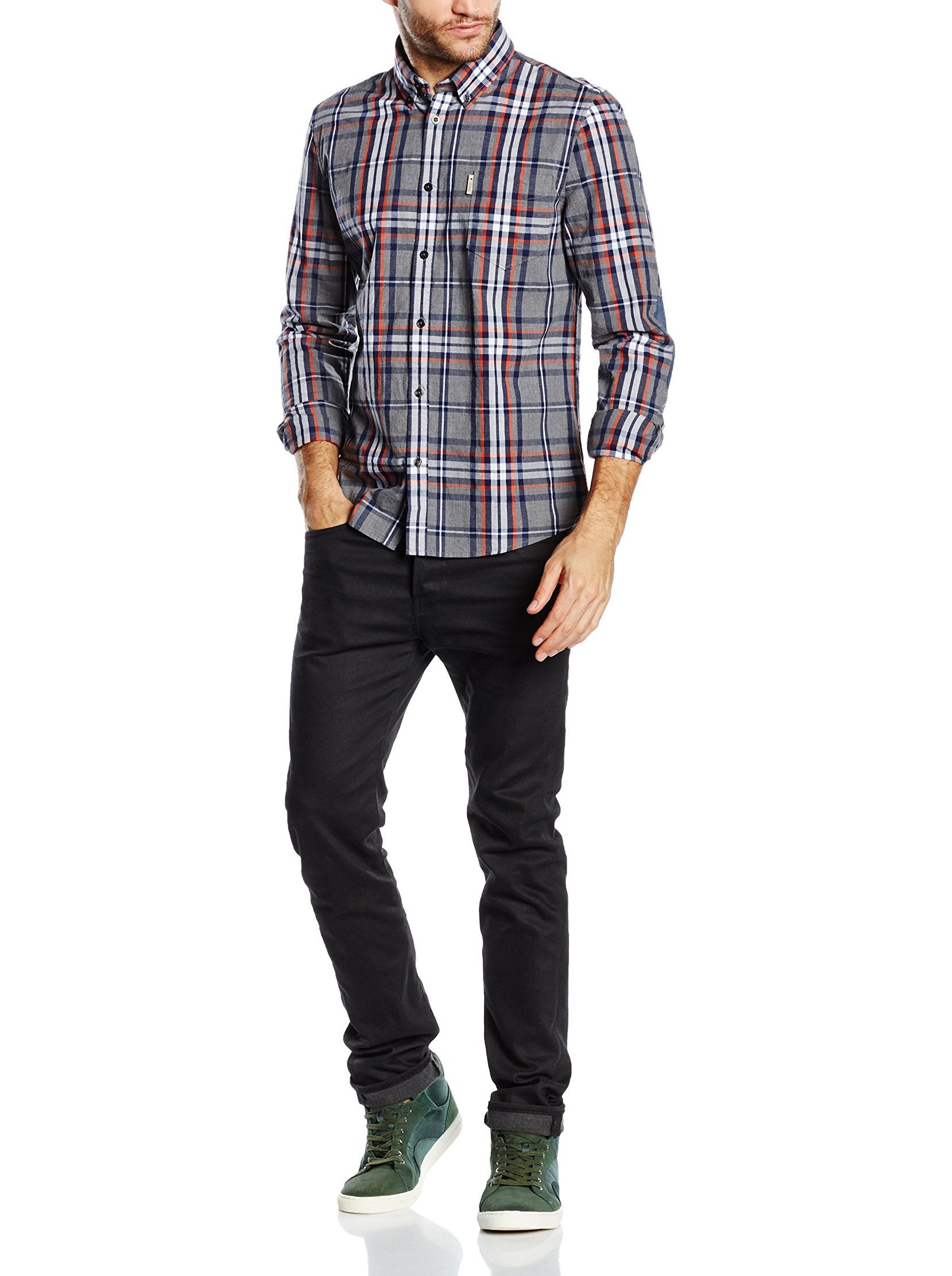Guess - Camicia L/S Pop Shirt, Uomo
