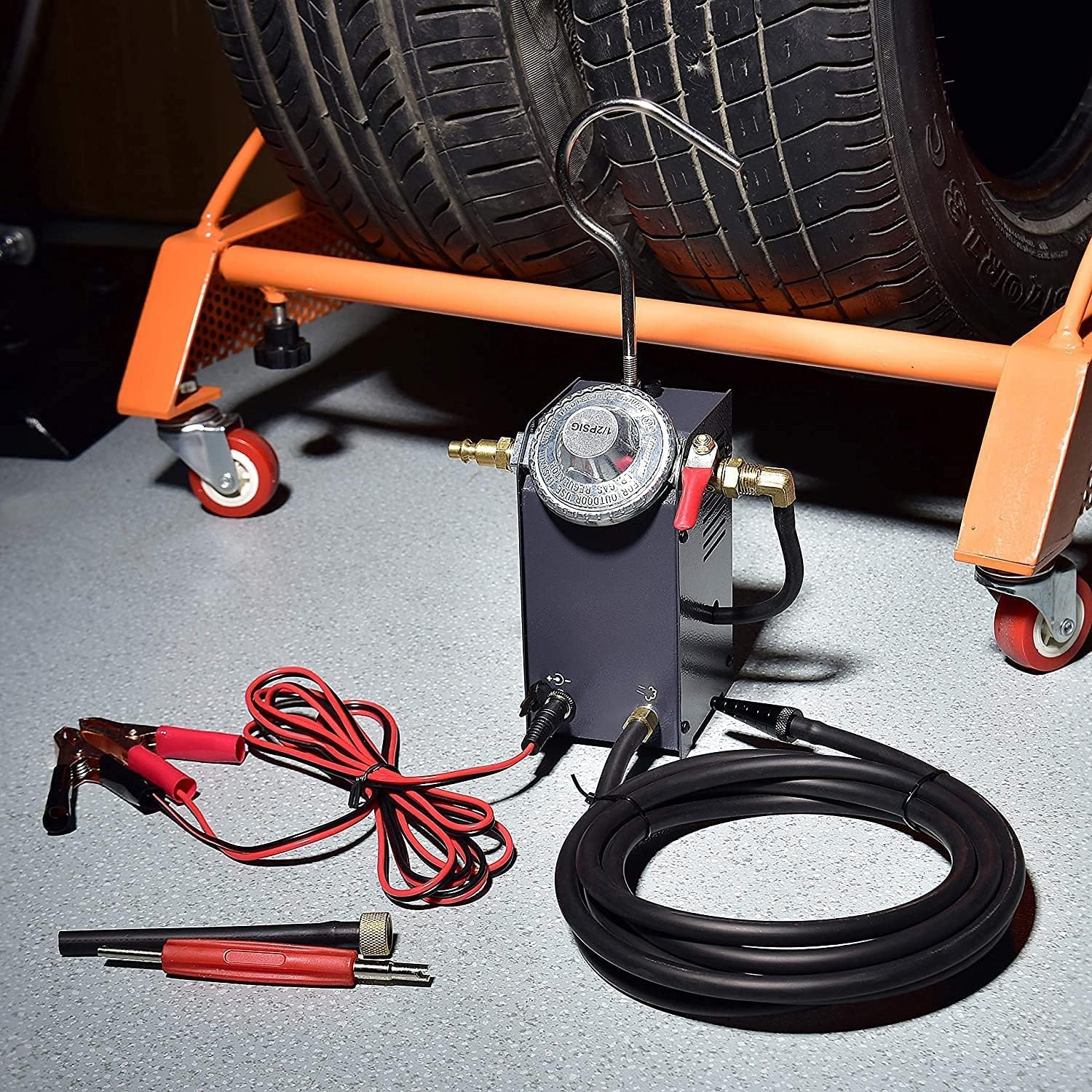 EASYUSE evap Smoke Machine Car Fuel Leak Detectrs, Diagnostic, Automotive Fuel Pipe System Leak Tester with EVAP System for All Cars, Motorcycles, Snowmobiles, ATV, Light Trucks, Boats : Automotive