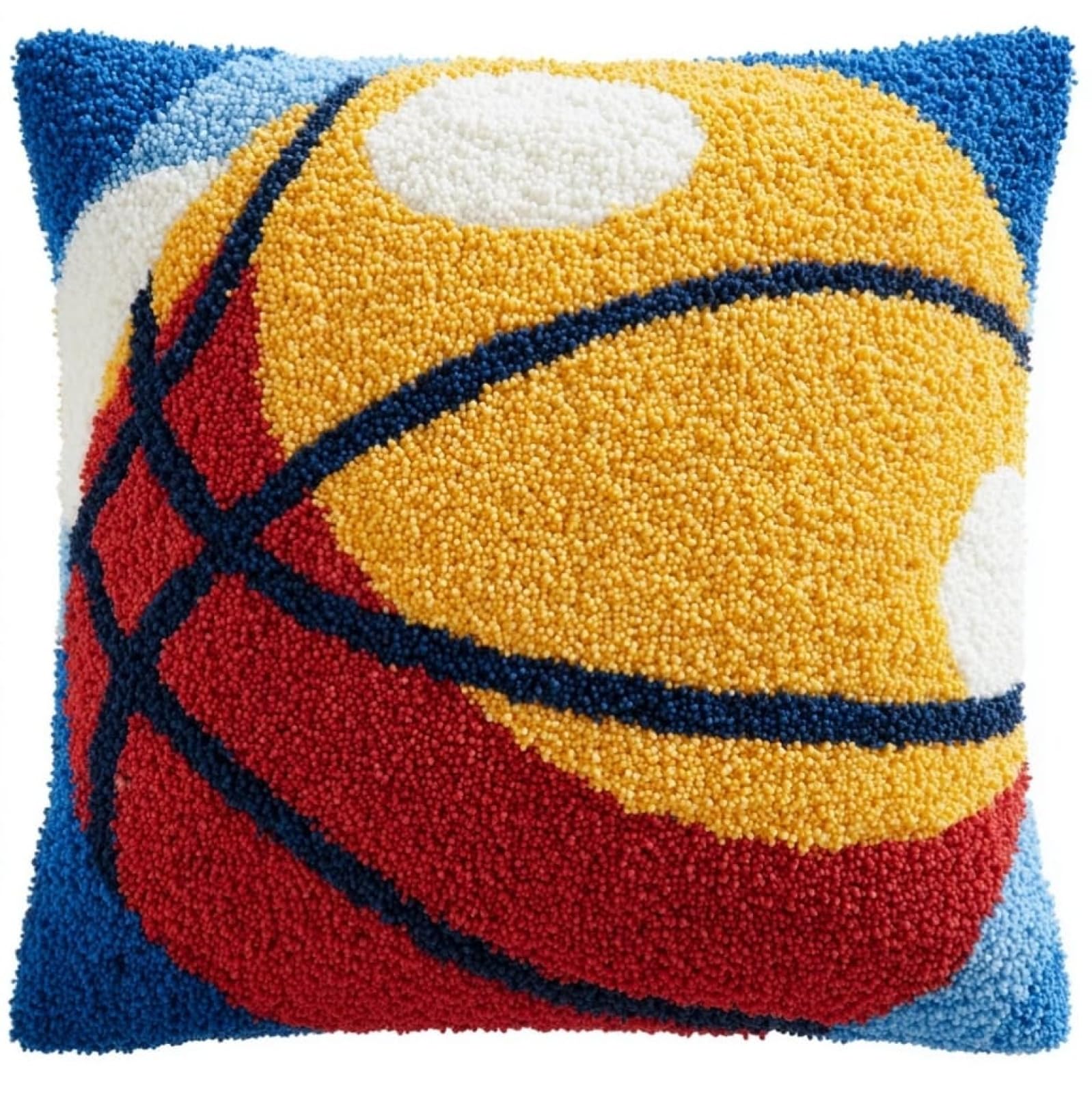 AxiangziK Latch Hook Cushion Kit for Adults & Beginners,Basketball