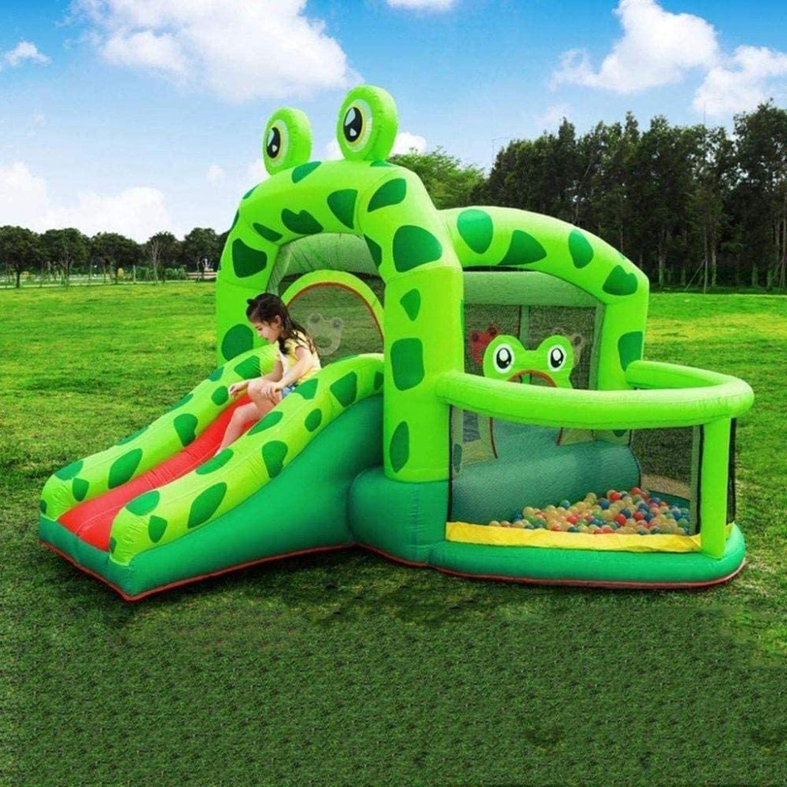Castillo Hinchable, Y tobogán, Juguetes Cuadrados con for Interiores y Exteriores de Naughty Castle