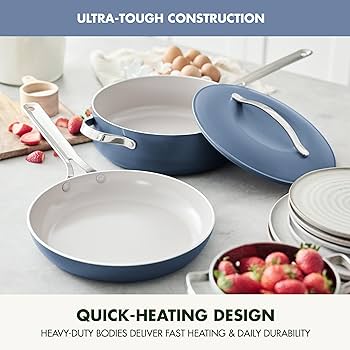 Amazon.com: GreenPan Nova 10” Frying Pan Skillet and 4.37QT Sauté