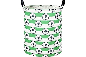 Concise yet Enthralling: Football Hamper for Laundry, Playtime, and More