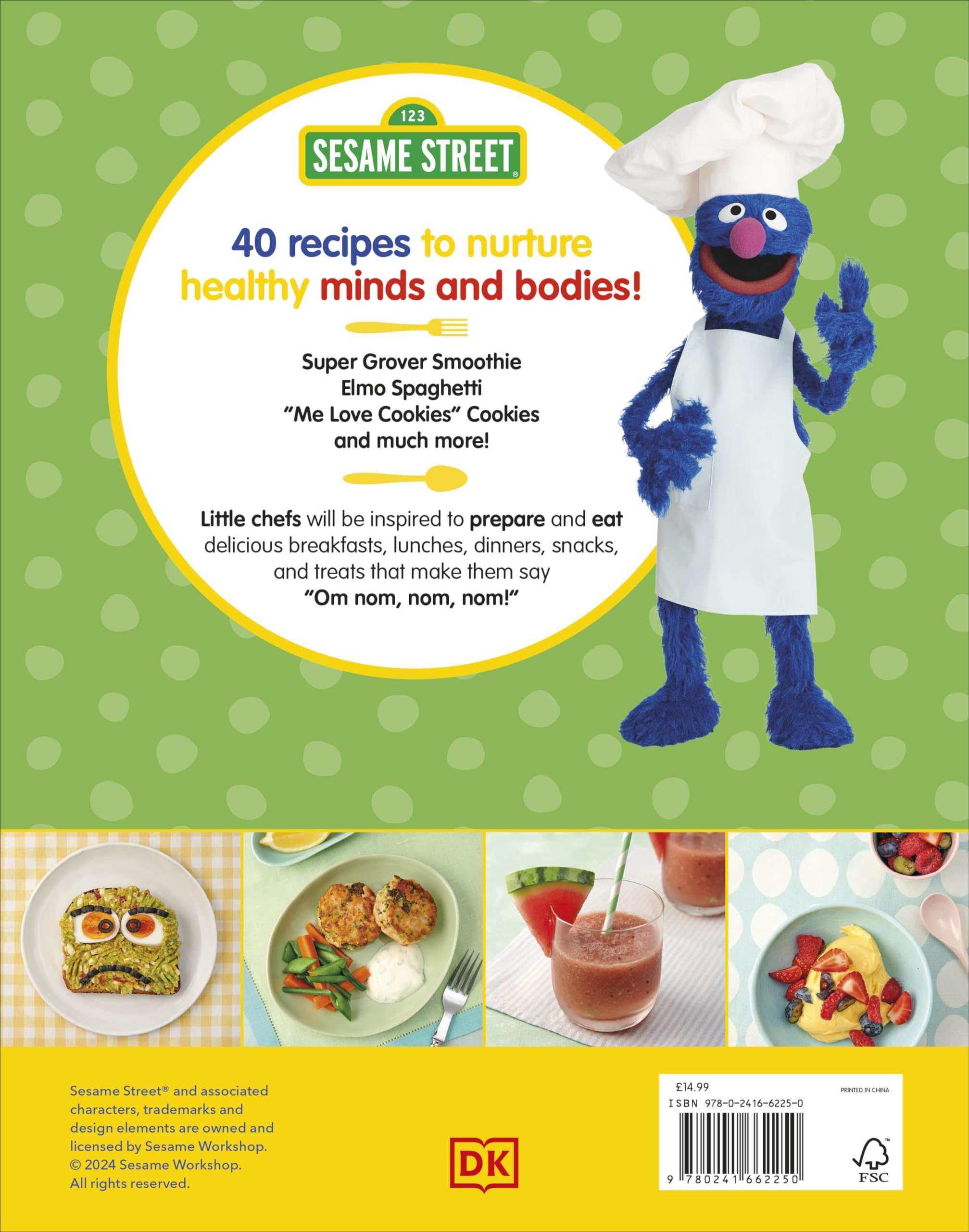 Sesame Street Let's Cook Together: With 40 Fun, Healthy Recipes
