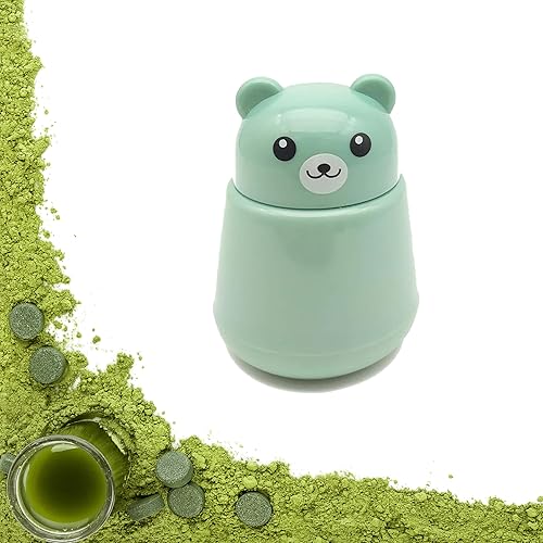 Miniatura 7 de Trituradora de pastillas grande y molinillo  Pulveriza fácilmente vitaminas y tabletas  Limpieza conveniente  Verde
