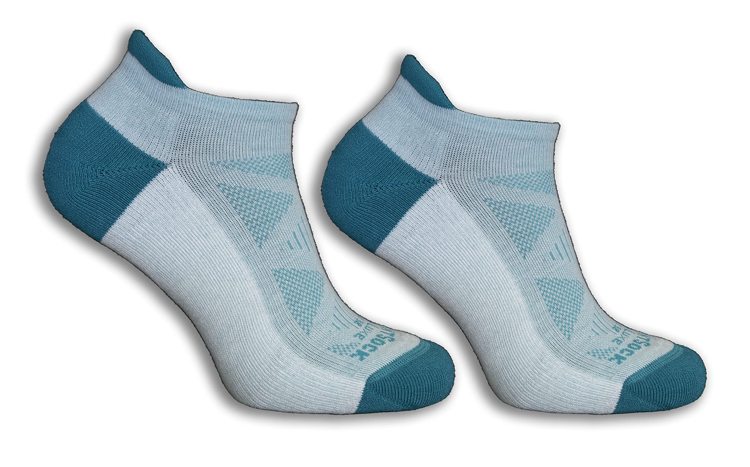 Wrightsock Run Luxe Tab Socks- Single Layer, Lightweight Blister Free Comfort For Running and All Day Traveling Men and Women