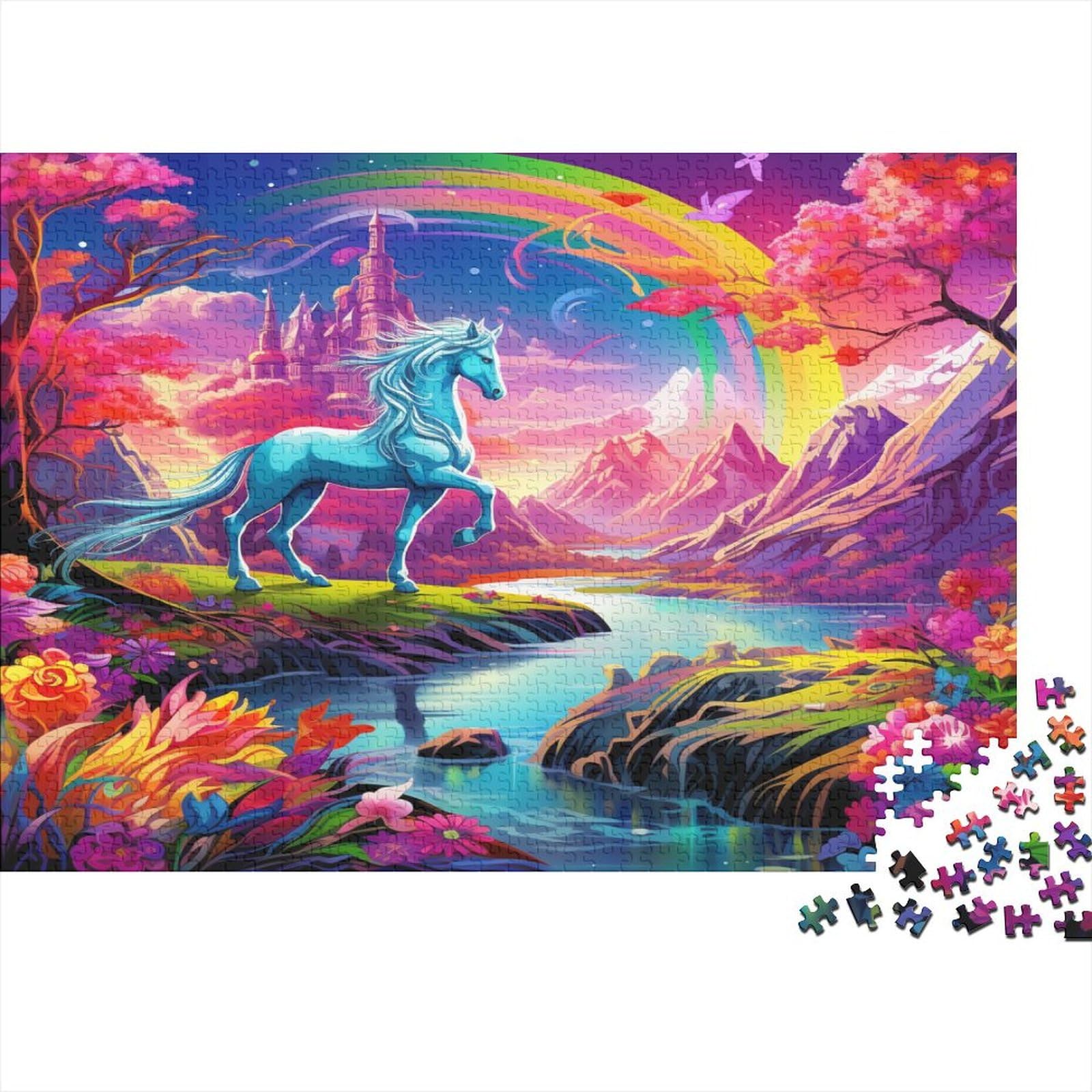 Puzzle, Sul Li Dorośli Zabawa Biała Śnieżka Puzzle Gra Edukacyjna Zabawka Gra Intelektualna Zabawka Antystresowa/Style/1000Pcs (75X50Cm)