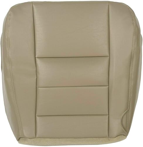 Cubierta de asiento inferior del conductor para Ford F250 F350 2003 -2007 Lariat TAN