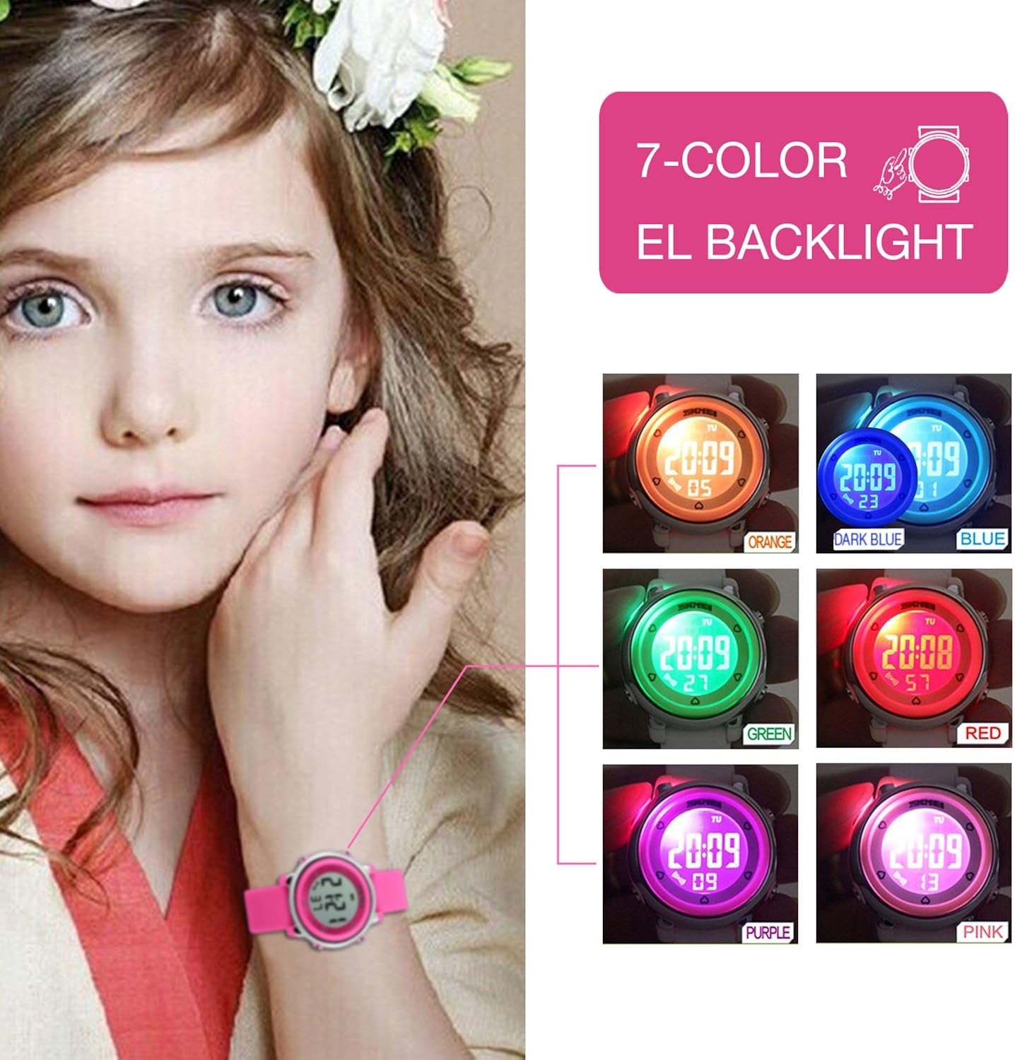 VenSten Girls Digital Sport Watch - Image 5